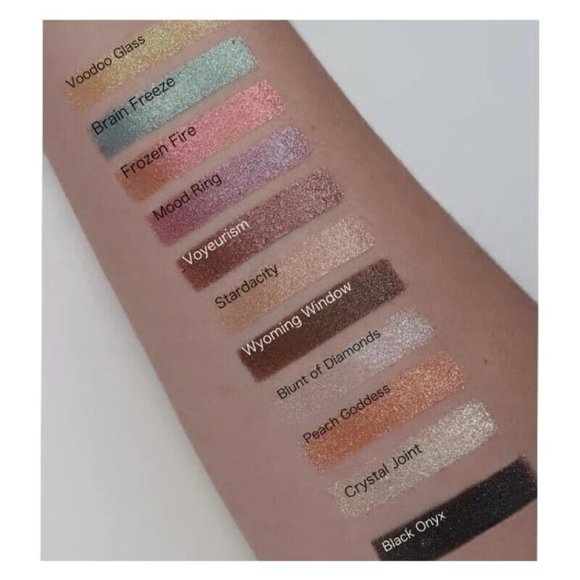 JEFFREE STAR PEACH GODDESS EYE GLOSS POWDER PINK GOLD ORANGE SHIMMER EYESHADOW - Picture 8 of 11